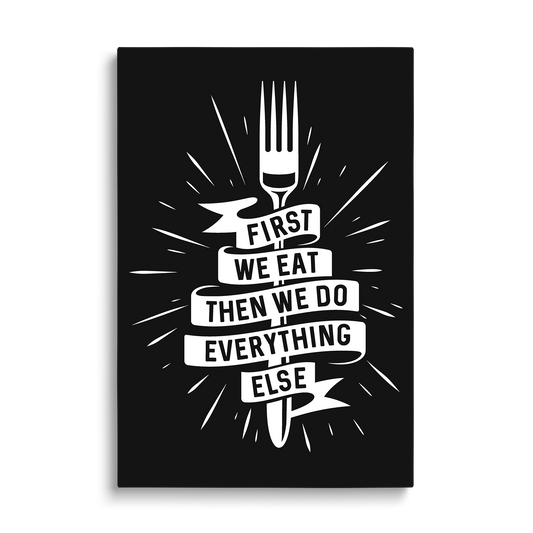 FIRST WE EAT