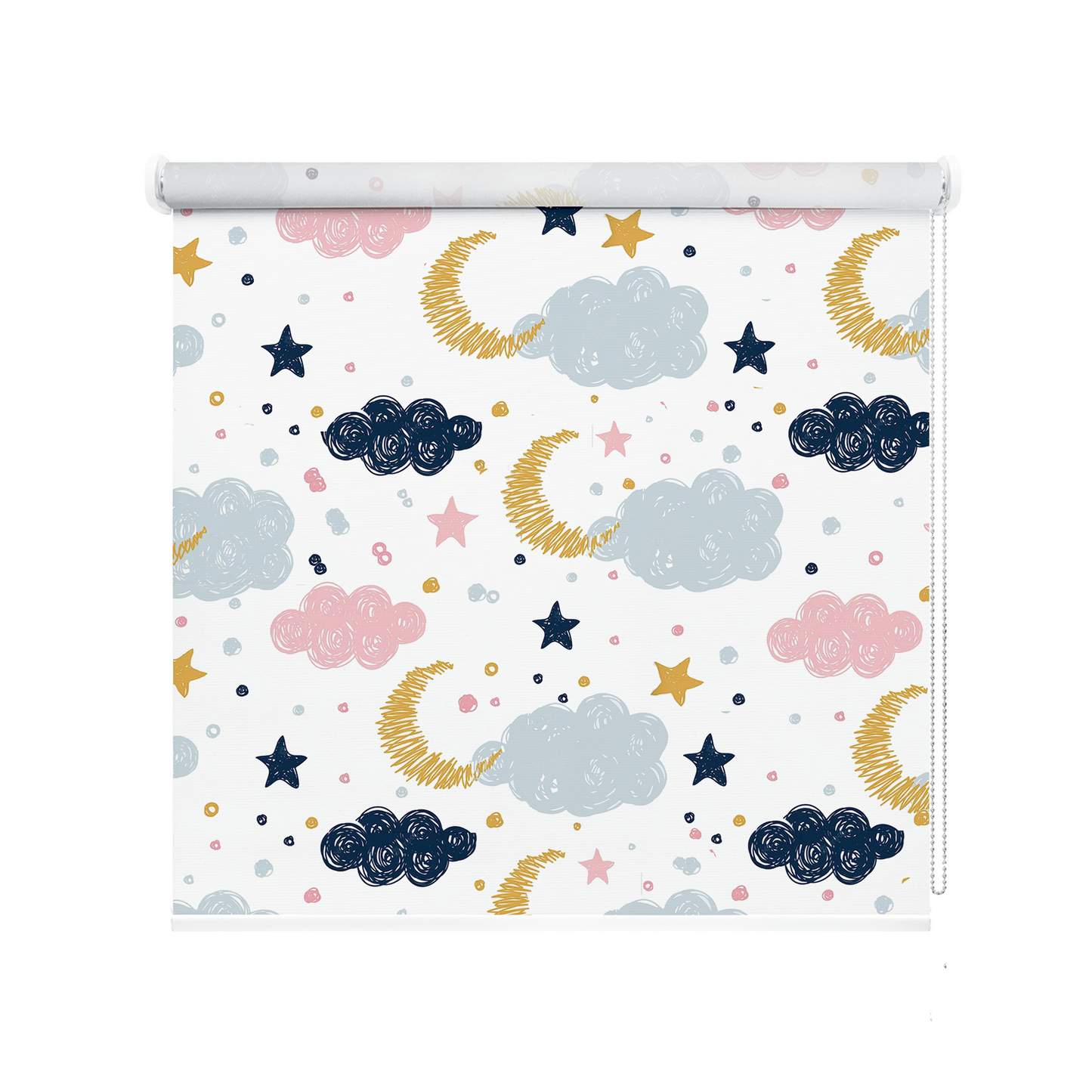 Rulou textil cu model Kids Night Sky