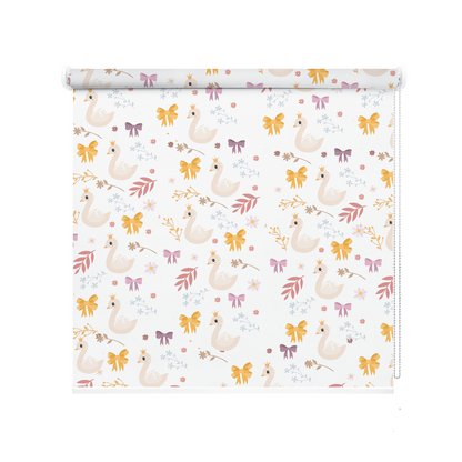 Rulou textil cu model Kids Swans