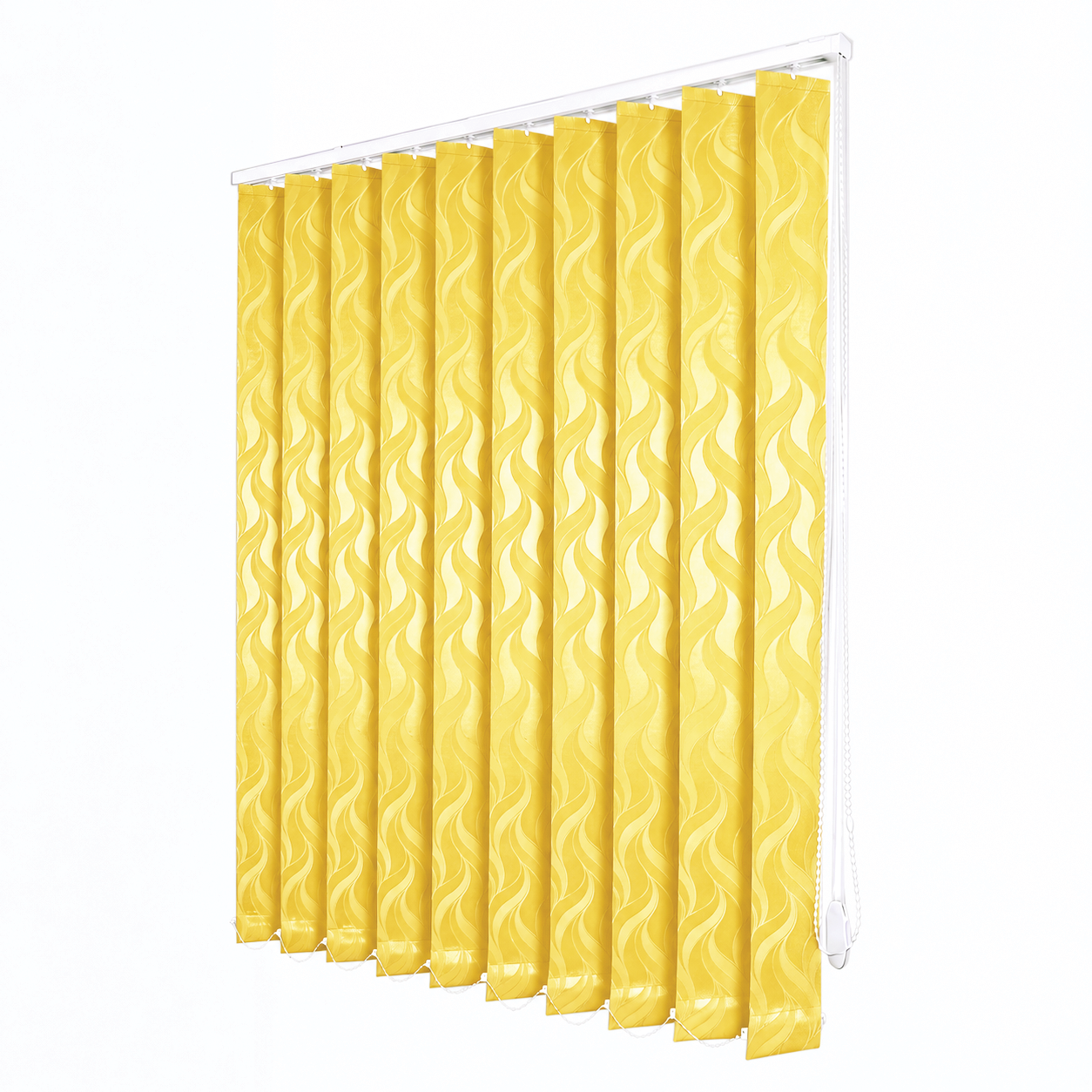 Jaluzele Verticale Satin Leaves Galben 03