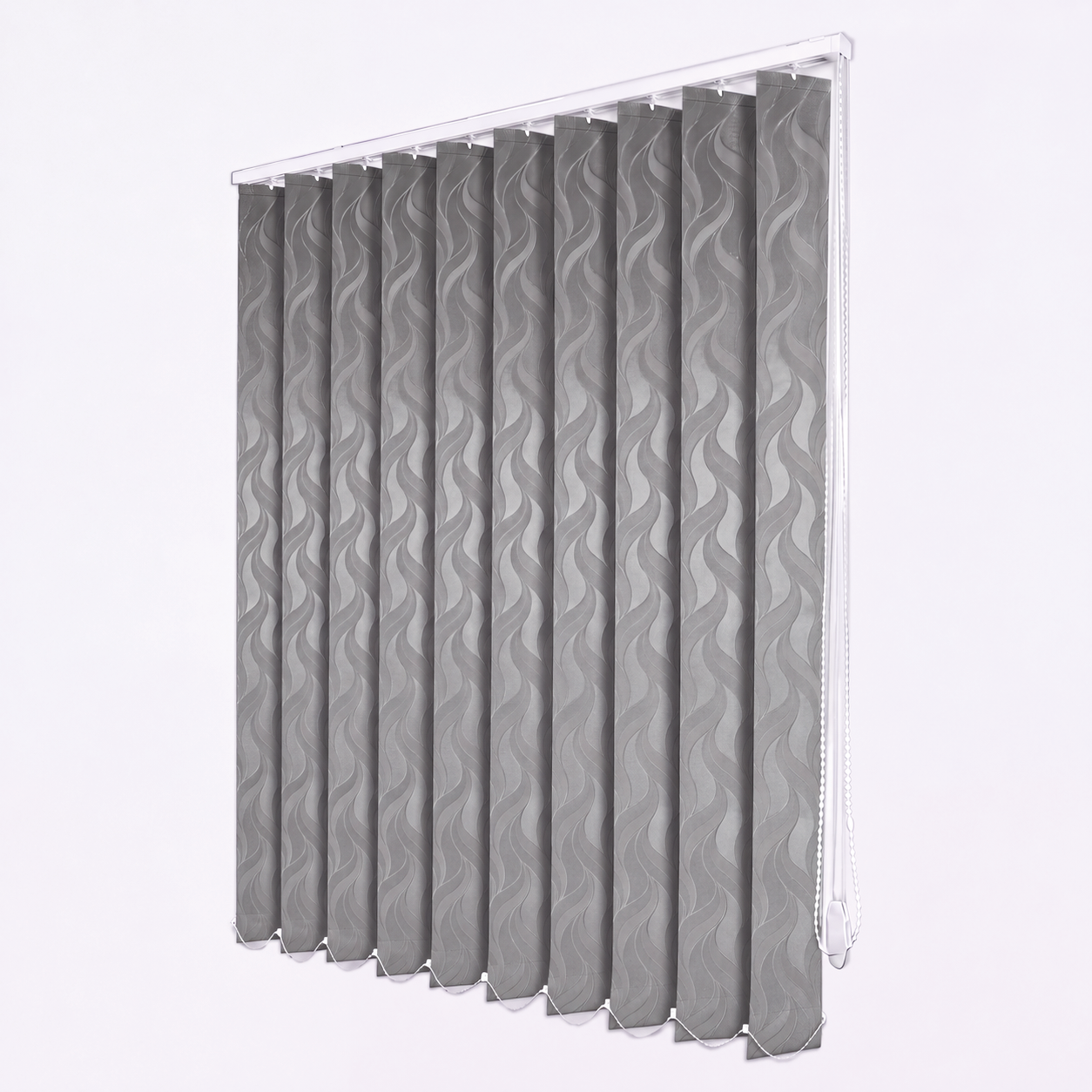 Jaluzele Verticale Satin Leaves Gri 20