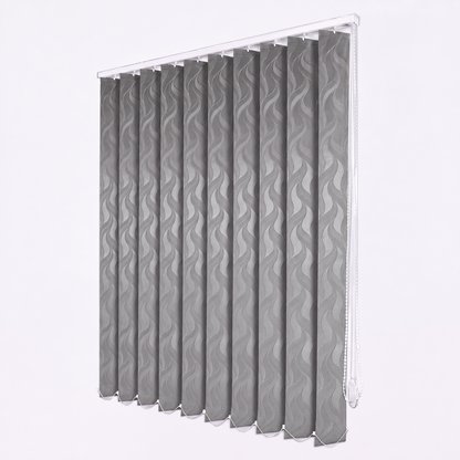 Jaluzele Verticale Satin Leaves Gri 20