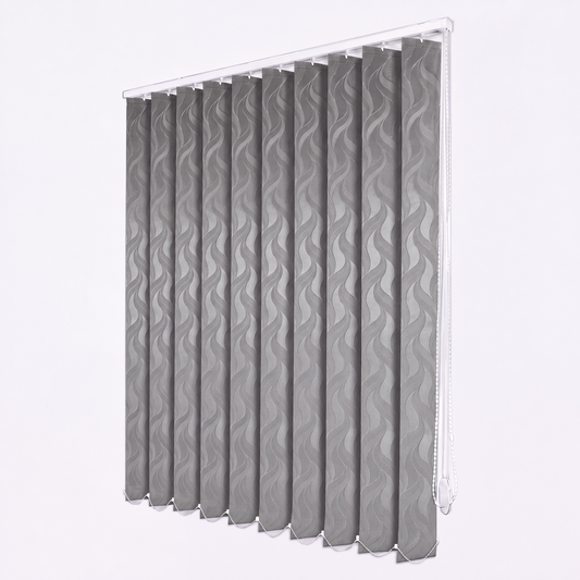 Jaluzele Verticale Satin Leaves Gri 20