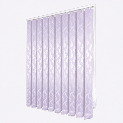 Jaluzele Verticale Satin Leaves Lila Lavandă 72