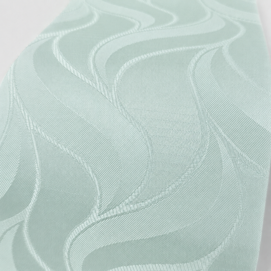 Jaluzele Verticale Satin Leaves Turcoaz Pastel 92