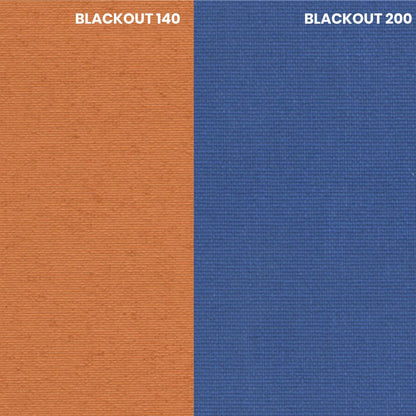 Jaluzele Verticale Opace Blackout 140-200 Portocaliu + Albastru