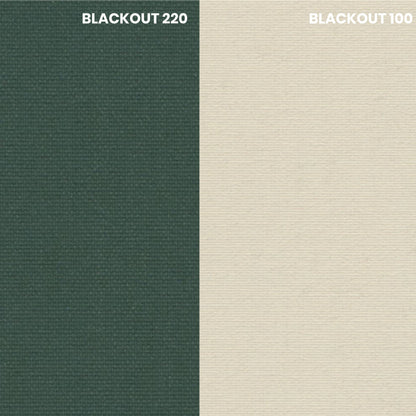 Pânze Jaluzele Verticale Blackout 100-220 Verde închis + Crem deschis
