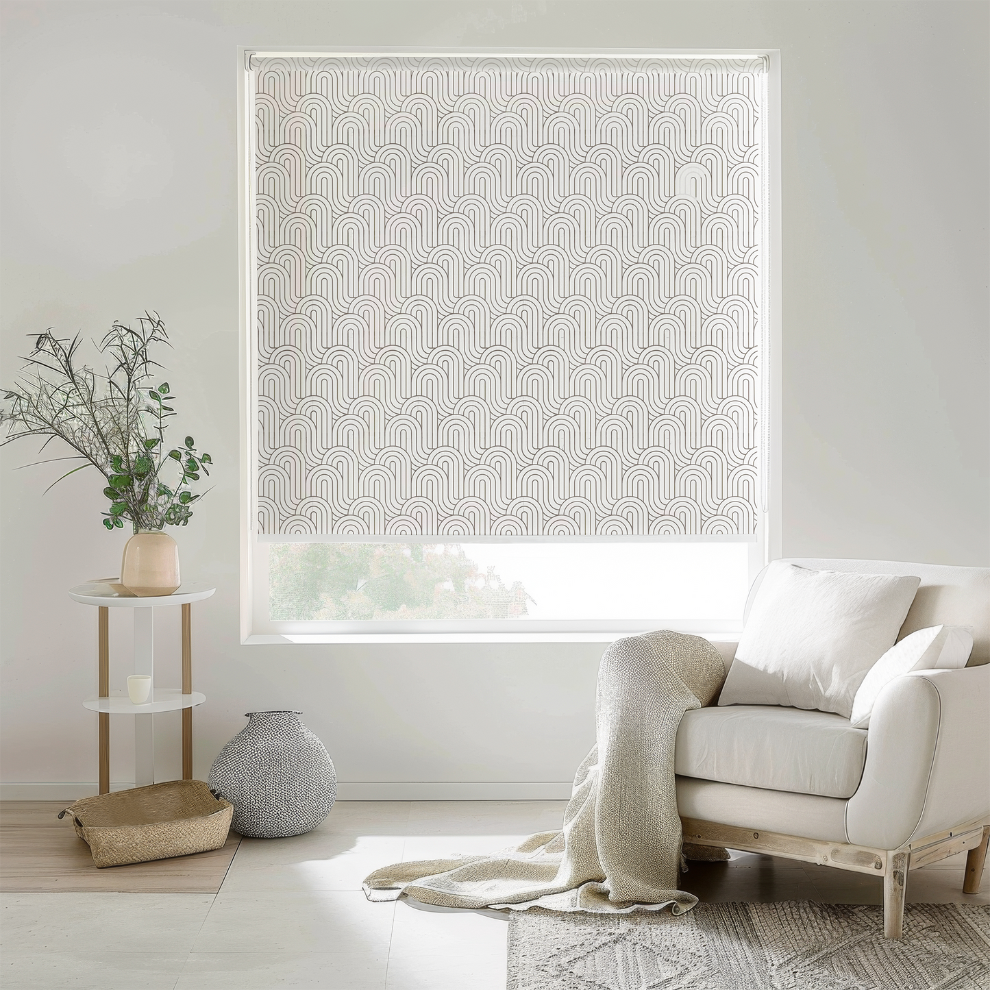 Rulou textil cu model Boho Style