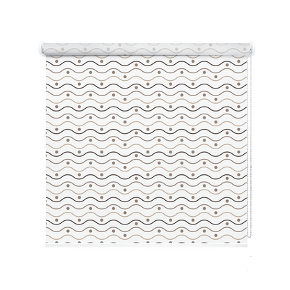 Rulou textil cu model Modern Waves