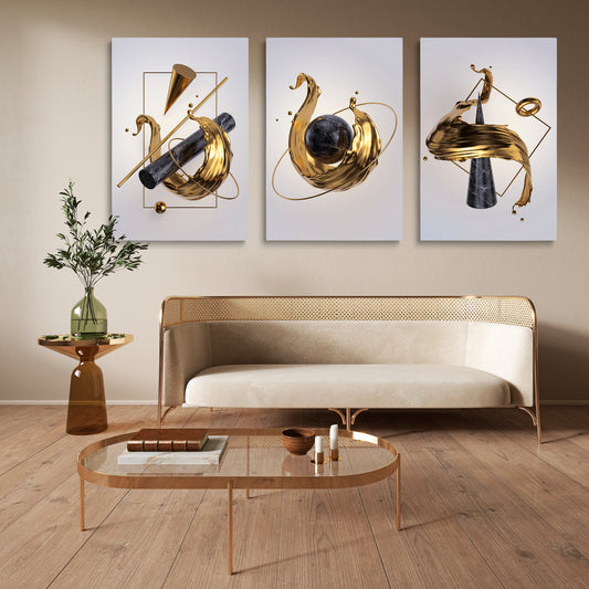 GOLD MARBLE, Set 3 piese