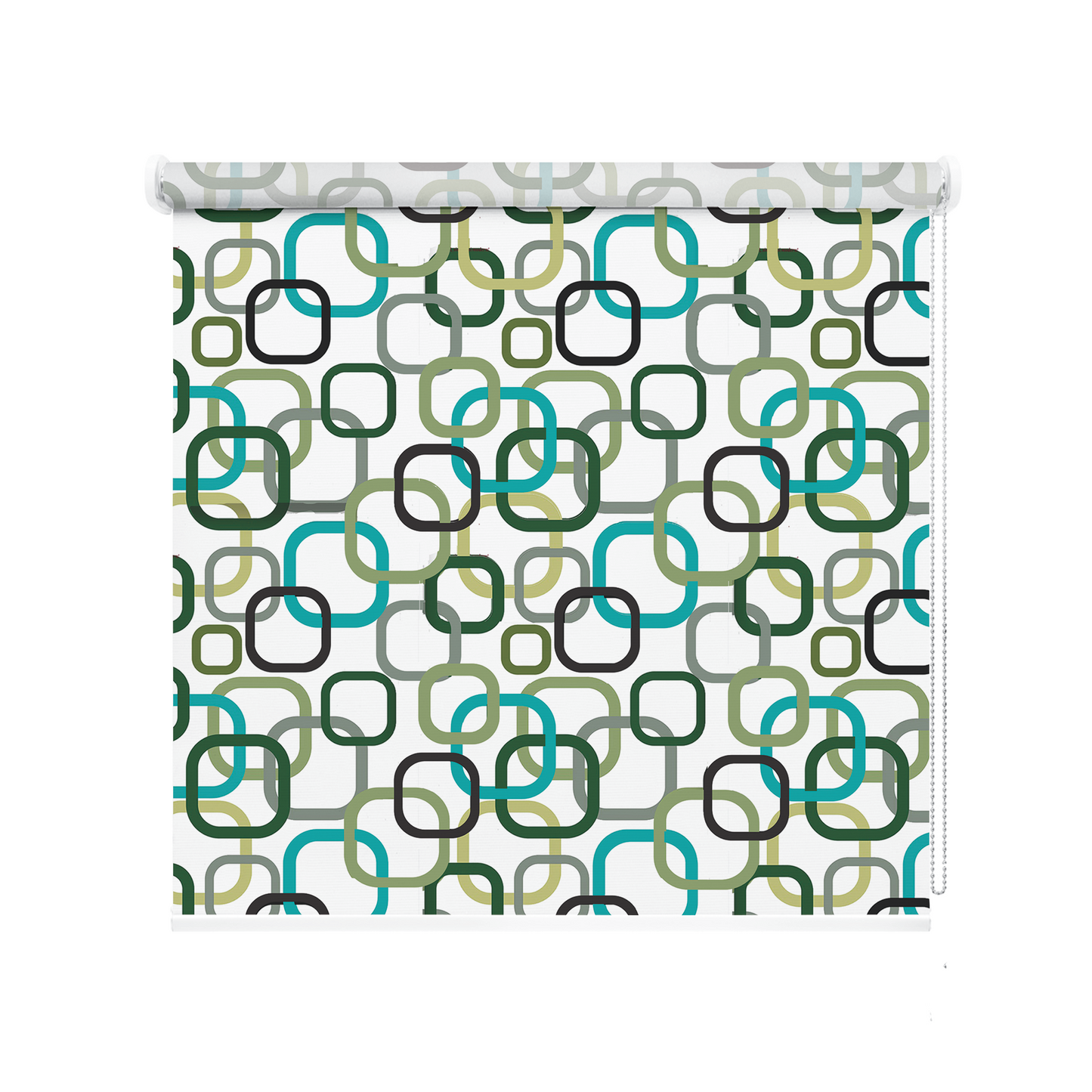 Rulou textil cu model Modern Squares