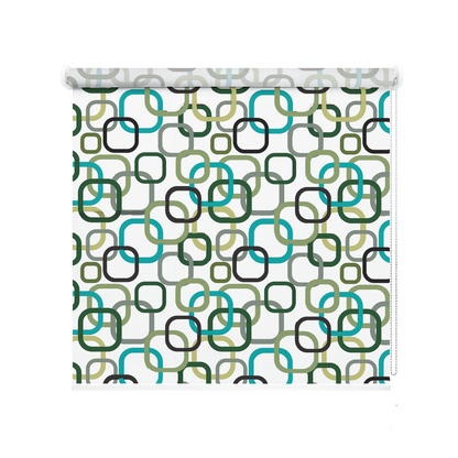 Rulou textil cu model Modern Squares