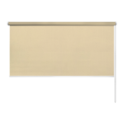 Rulou textil simplu, semi opac, bej natural