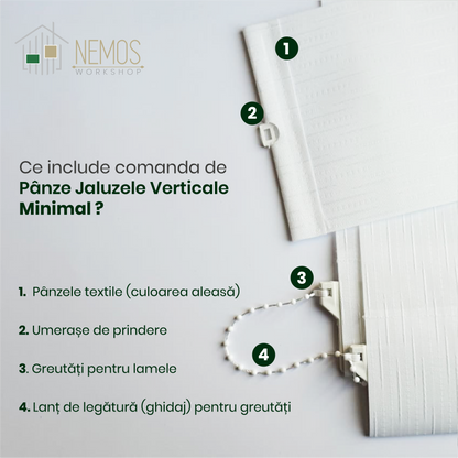 Pânze Jaluzele verticale  Minimal 15 portocaliu