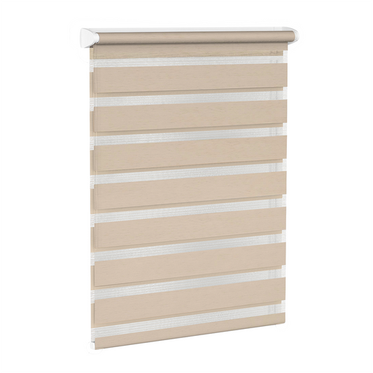 Rulou textil Zebra Color, crem