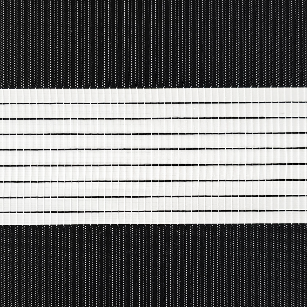 Rulou textil Zebra Color, Negru