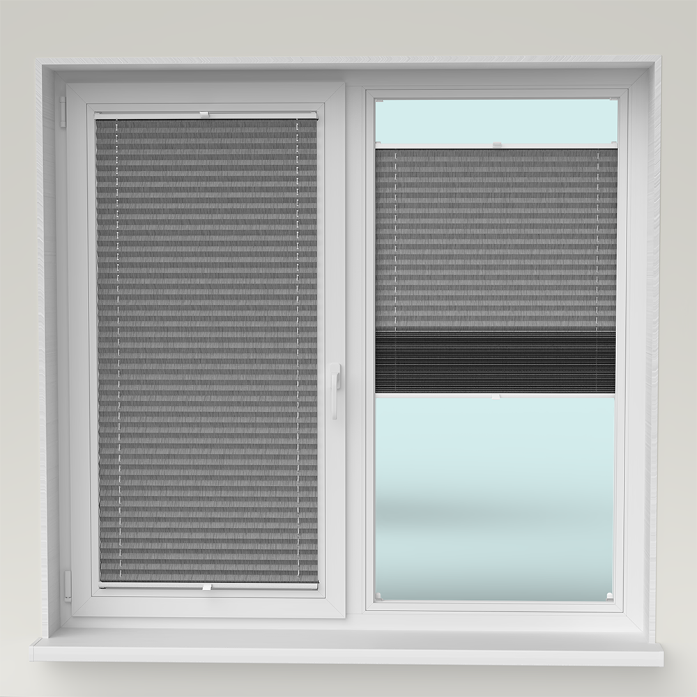 Jaluzele Plisate Natur Gri