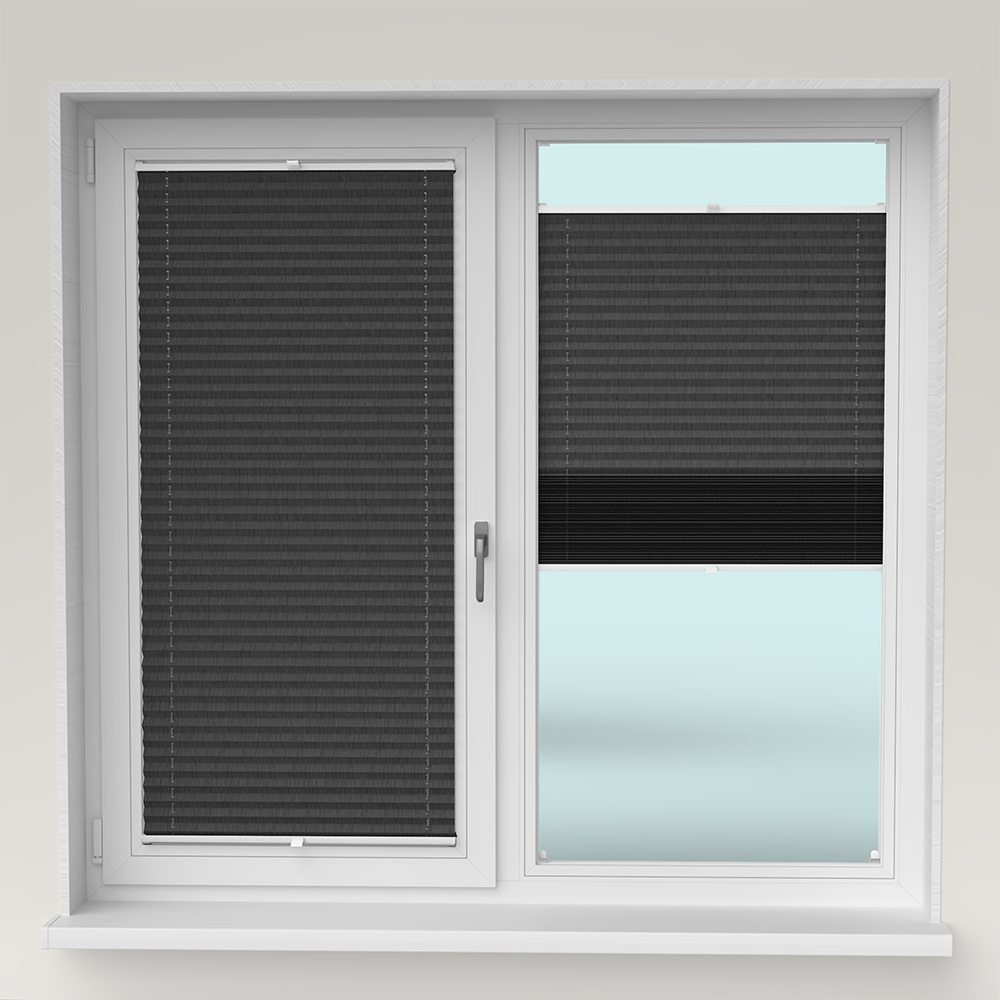 Jaluzele Plisate Natur Gri Închis