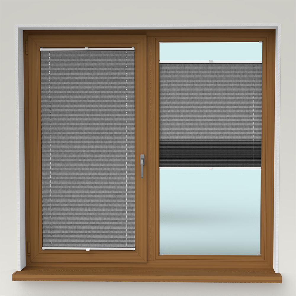 Jaluzele Plisate Natur Gri