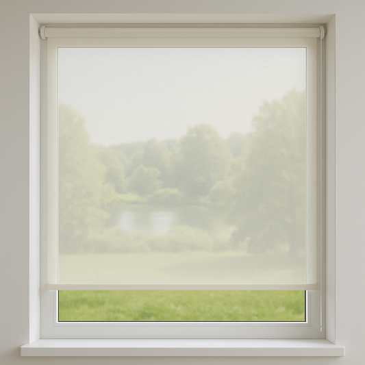 Rulou Screen transparent, PVC, Alb
