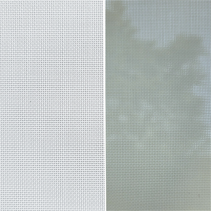Rulou Screen transparent, PVC, Alb