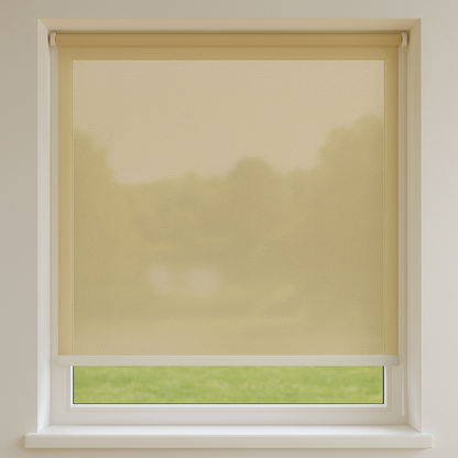 Rulou Screen transparent, PVC, Crem