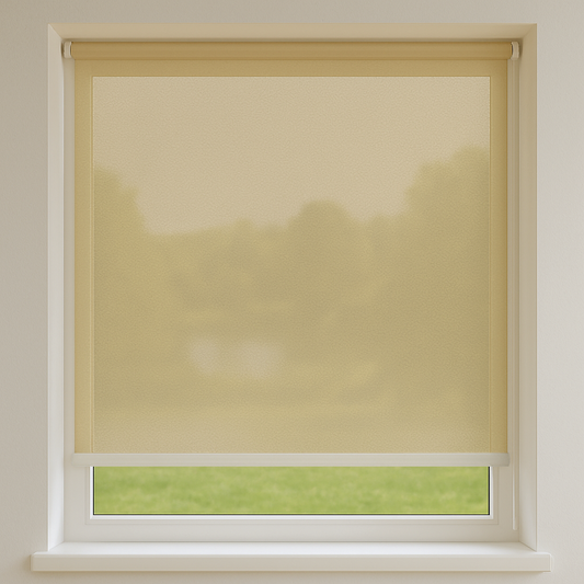 Rulou Screen transparent, PVC, Crem