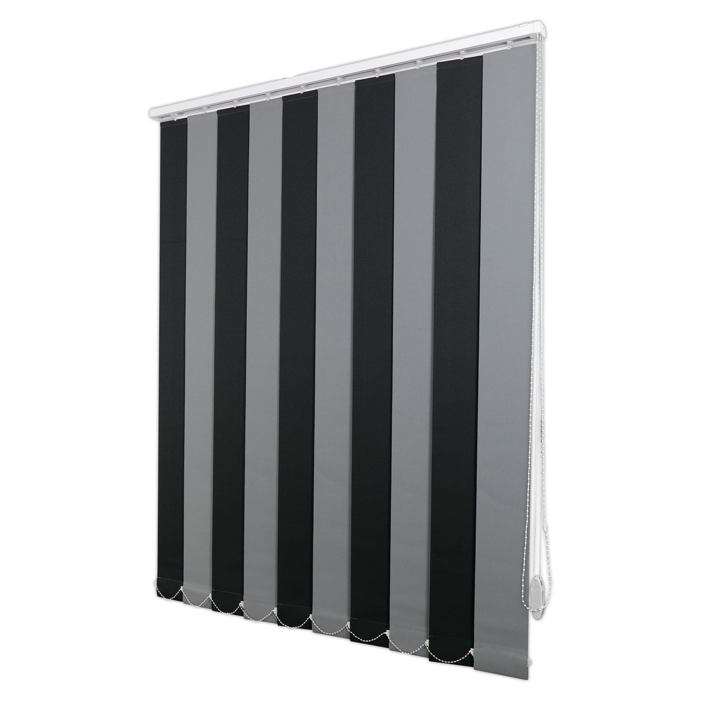 Jaluzele Verticale Blackout 70-50 Negru+Gri 2