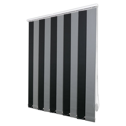 Jaluzele Verticale Blackout 70-50 Negru+Gri 2