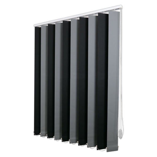 Jaluzele Verticale Blackout 70-50 Negru+Gri 1