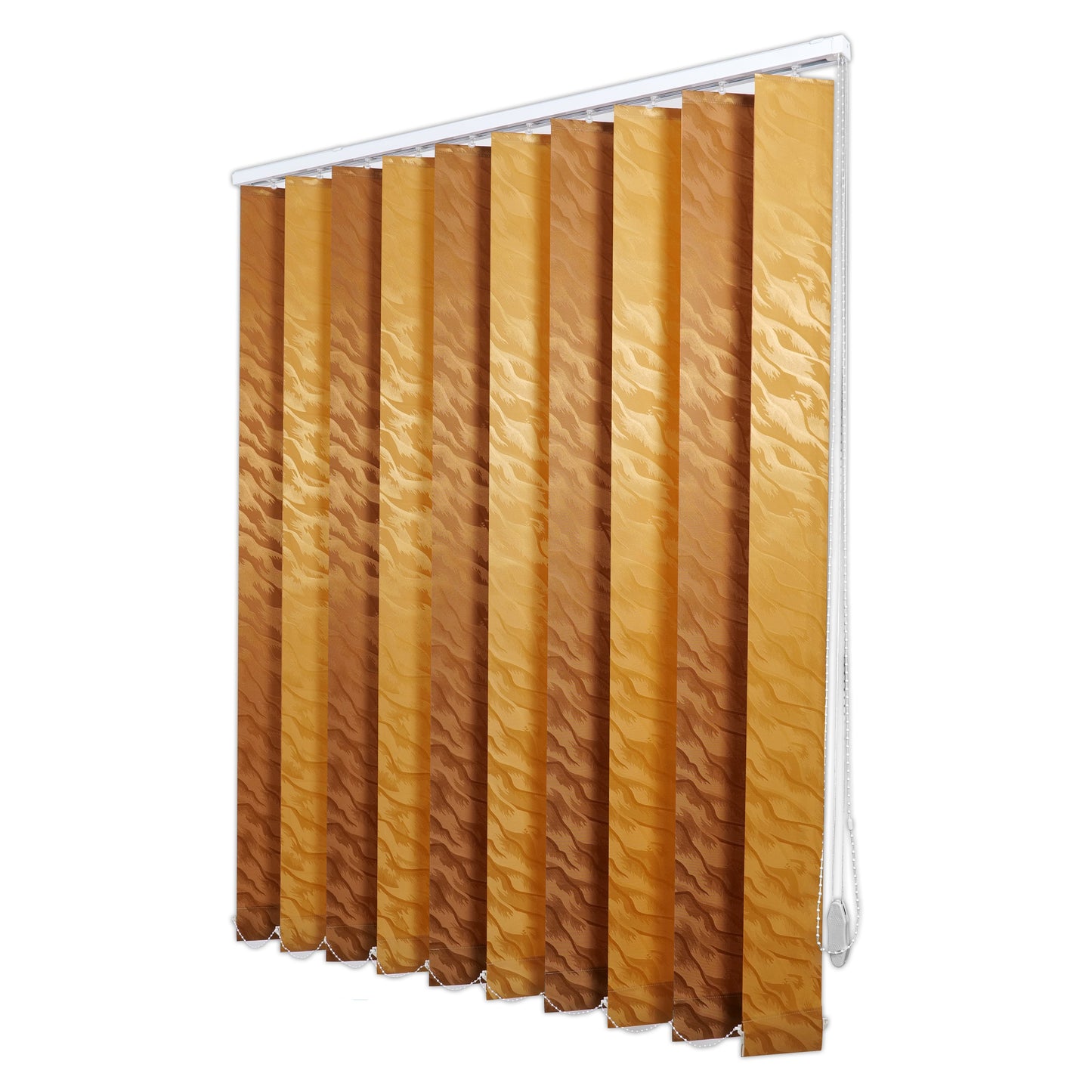 Jaluzele Verticale satin 0605 Maro inchis Maro deschis