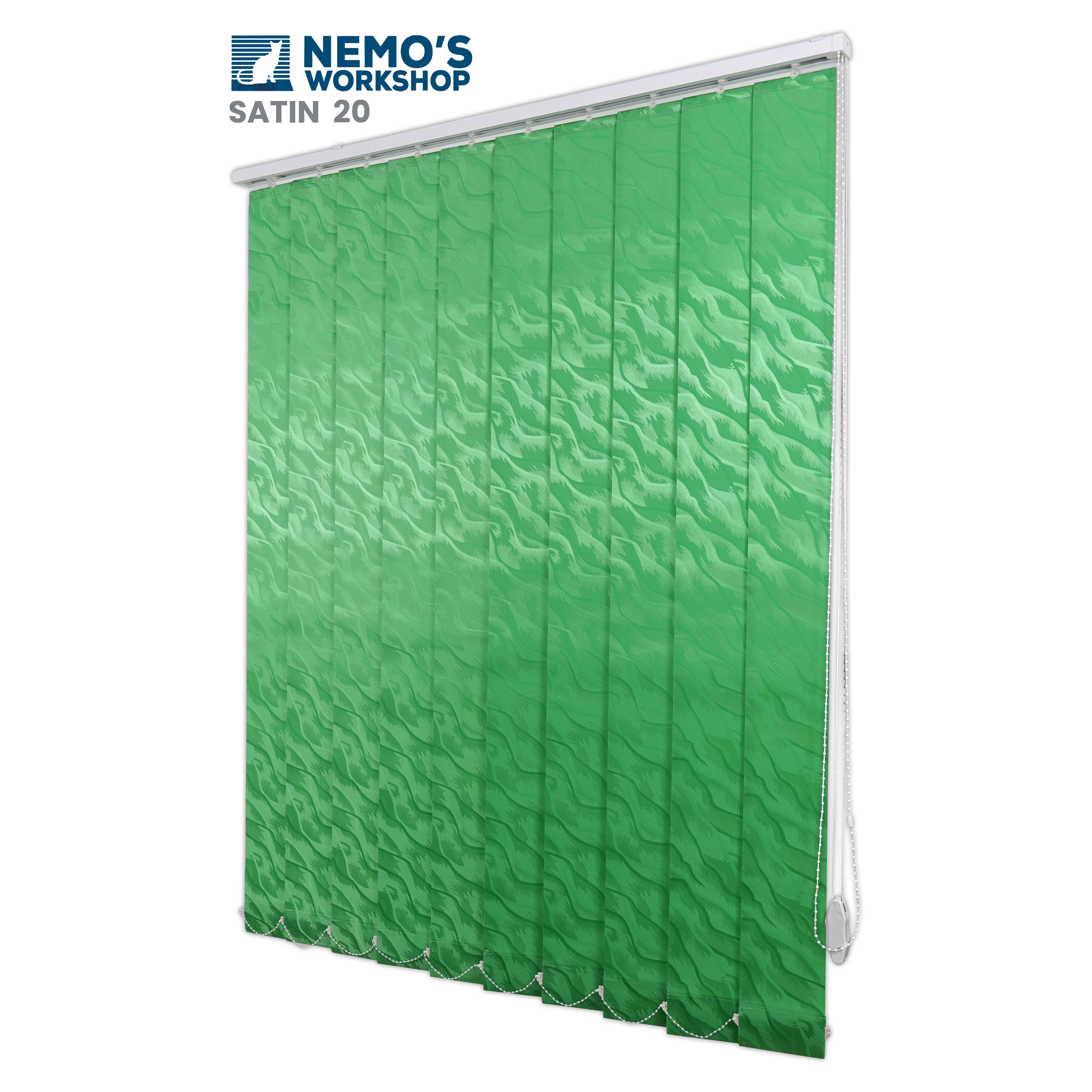 Jaluzele Verticale satin 20 Verde 2